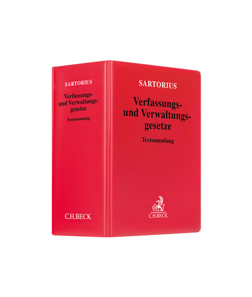 JurCase-Shop_Sartorius_Verfassungs_Verwaltungsgesetze_123. Auflage_kaufen