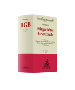 Grüneberg Bürgerliches Gesetzbuch BGB